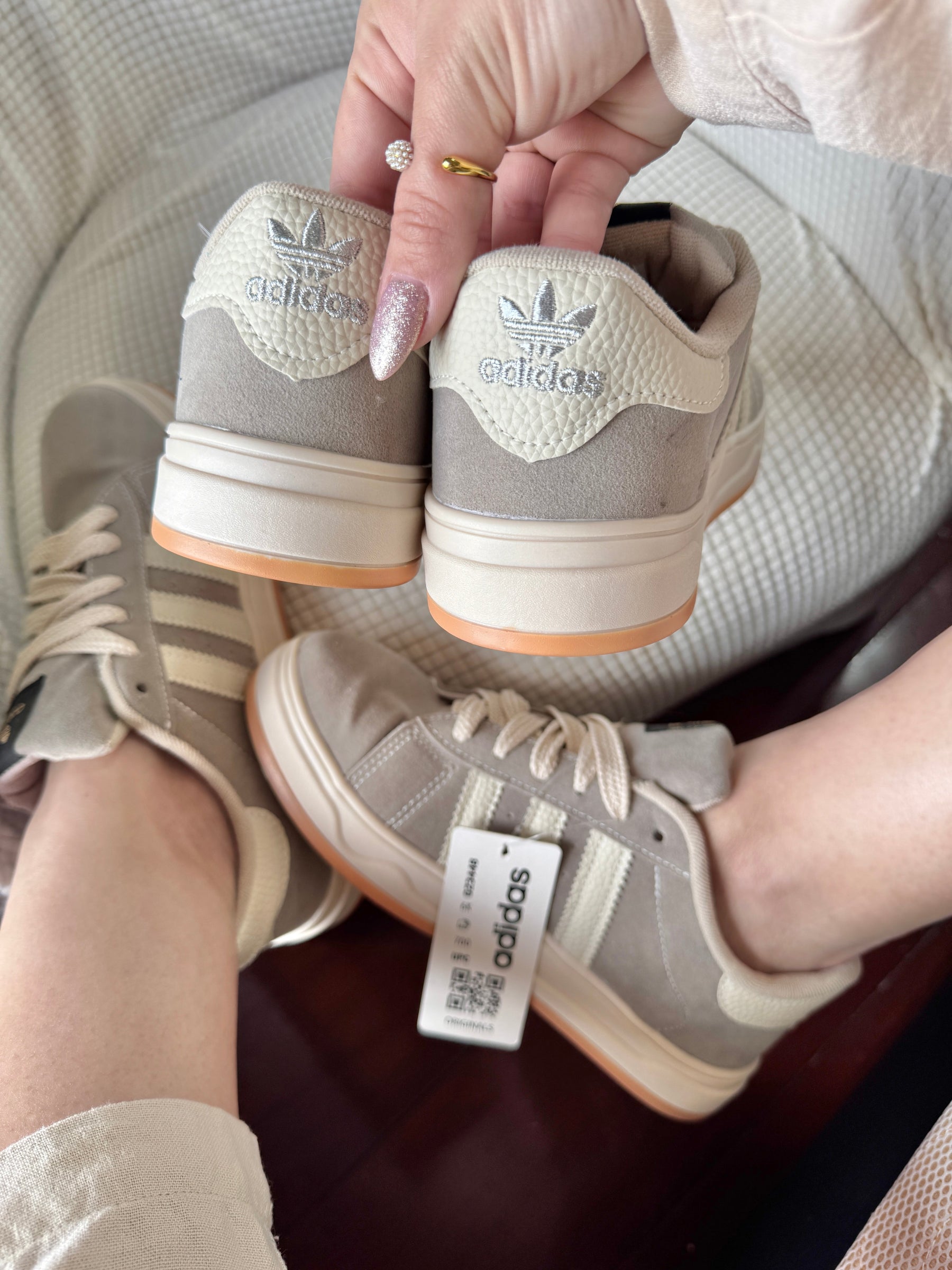 Tênis Adidas Campus Cinza Premium