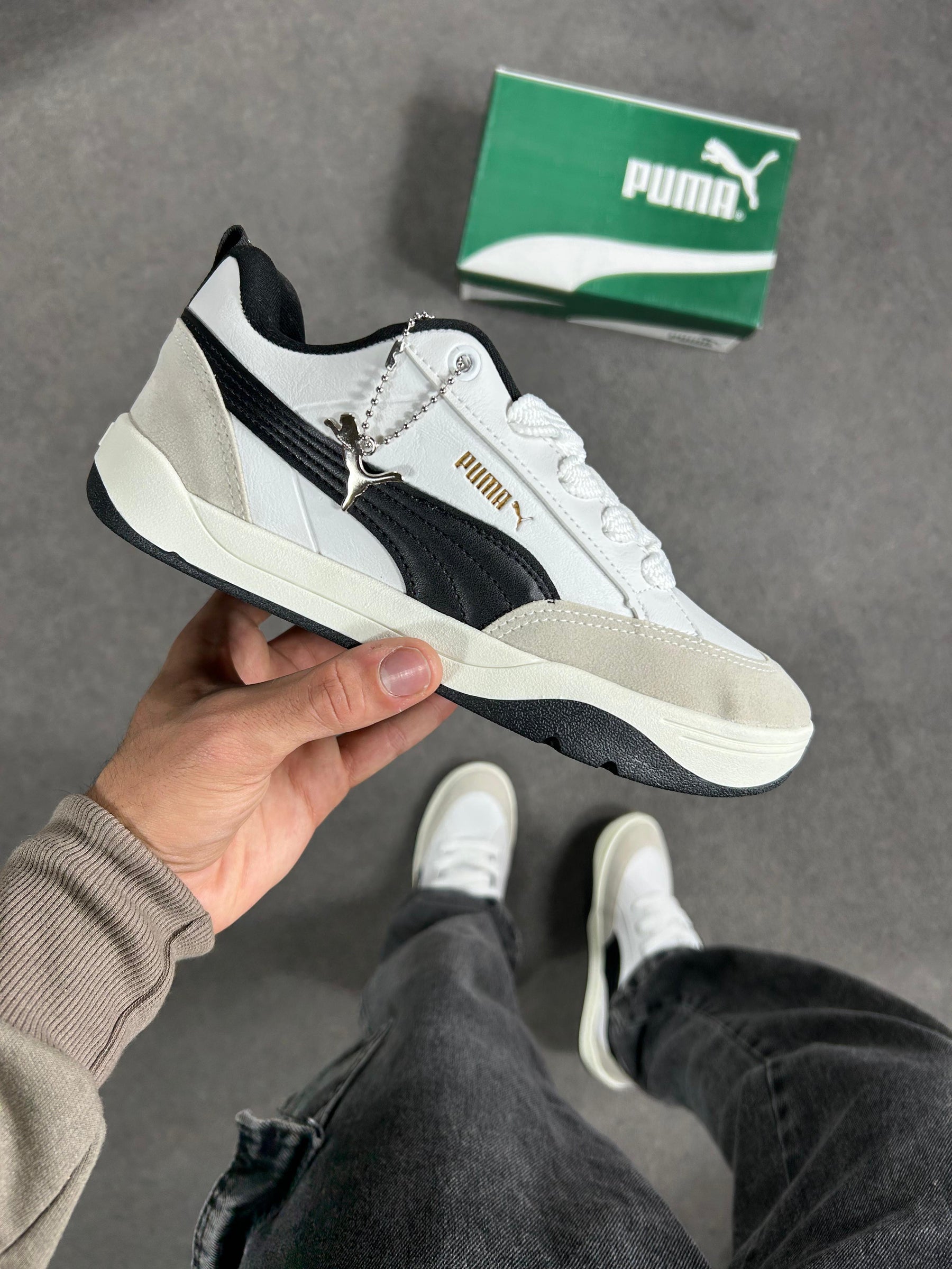 Tênis Puma Fenty Branco e Preto
