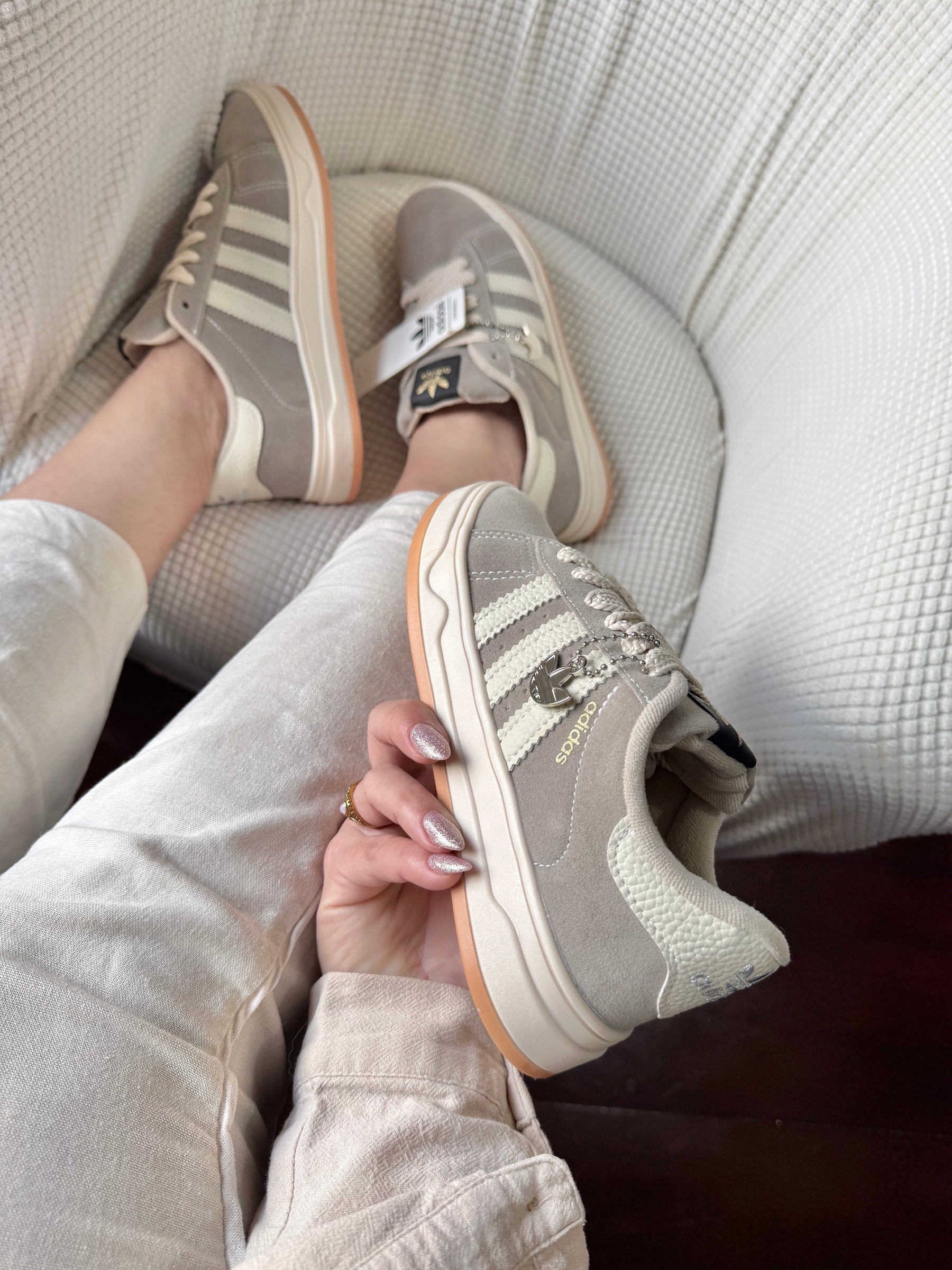 Tênis Adidas Campus Cinza Premium