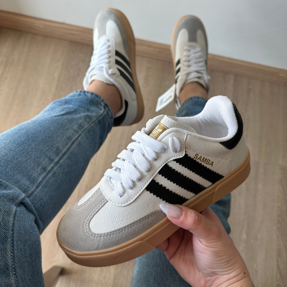 Tênis Adidas Samba Preto e Branco Premium
