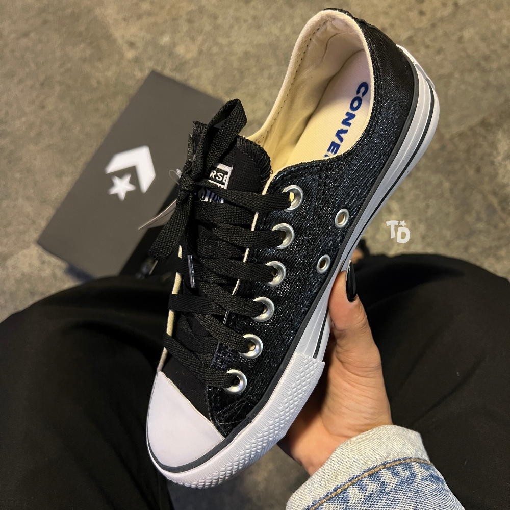 TĂȘnis All Star Glow Preto Feminino Premium