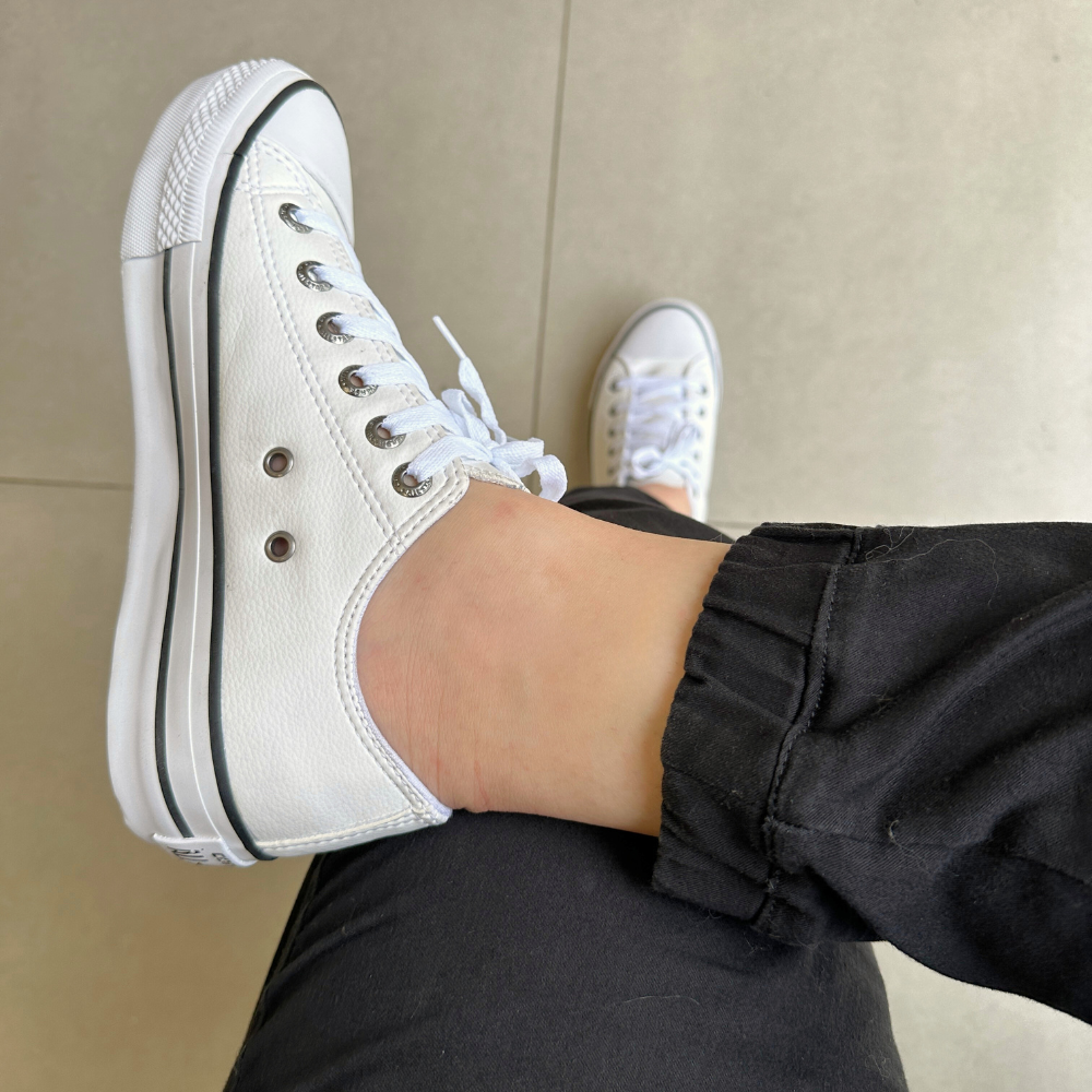TĂȘnis All Star Branco Plataforma Premium