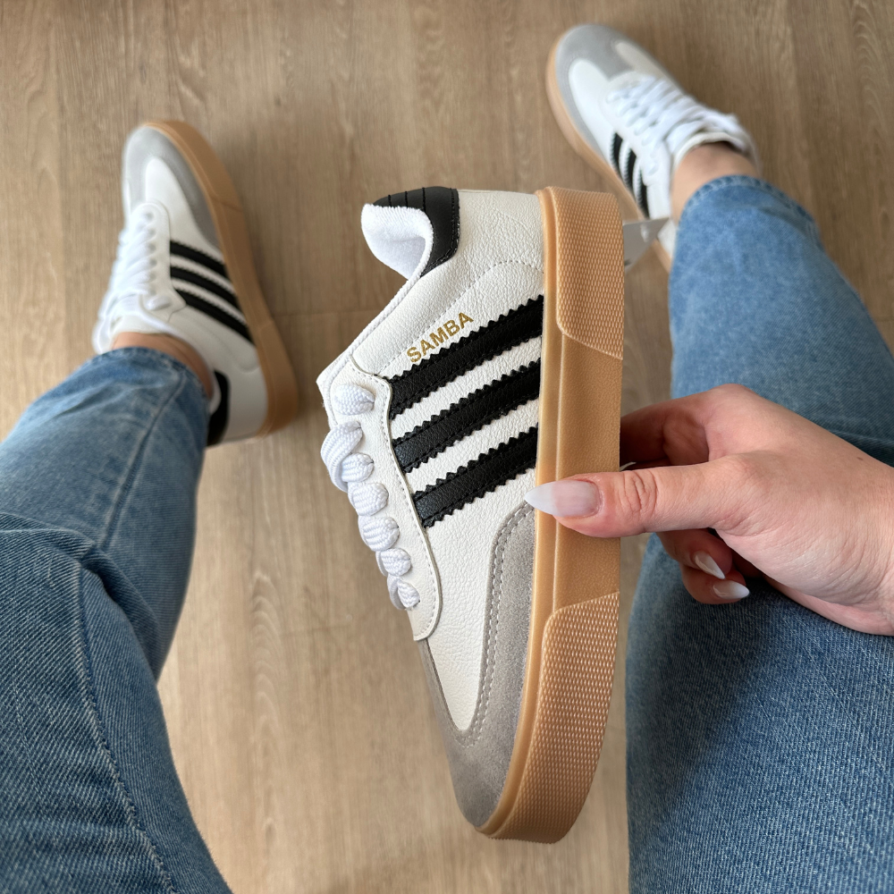 Tênis Adidas Samba Preto e Branco Premium