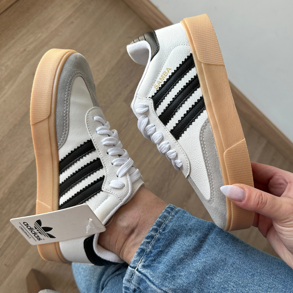 Tênis Adidas Samba Preto e Branco Premium