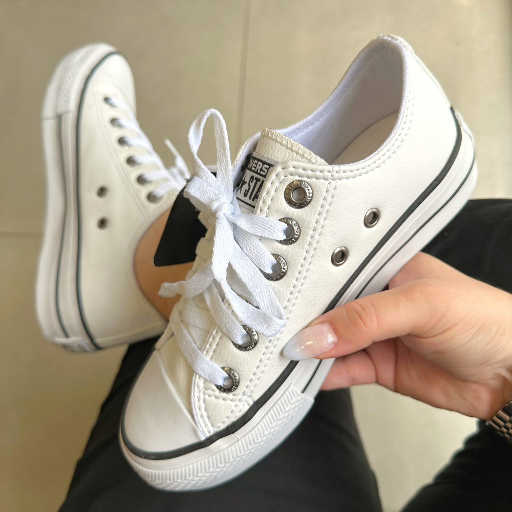 TĂȘnis All Star Branco Plataforma Premium
