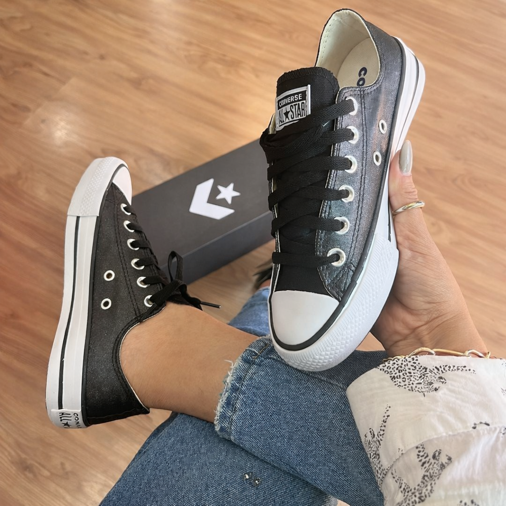 Tênis All Star Glow Preto Feminino Premium