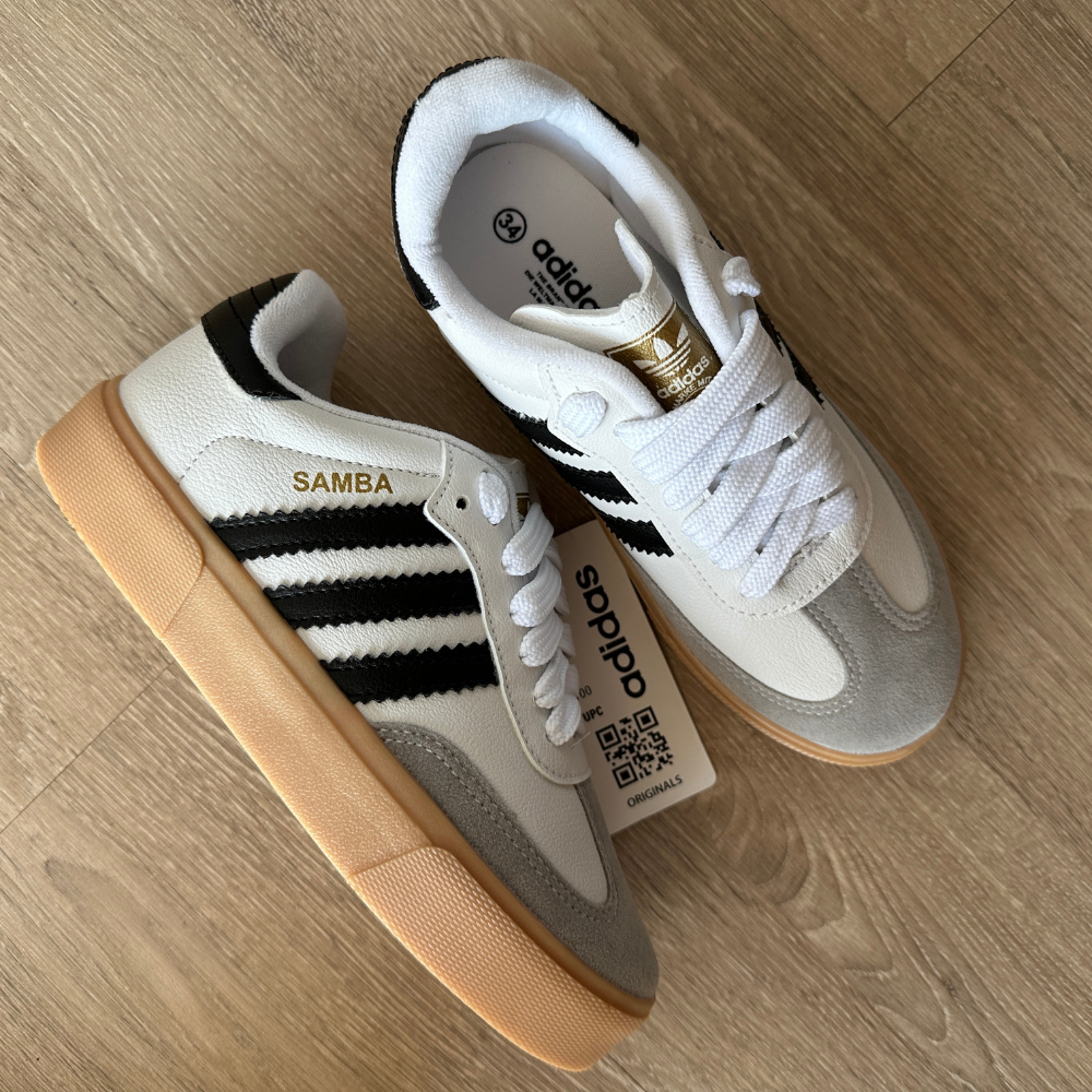 Tênis Adidas Samba Preto e Branco Premium
