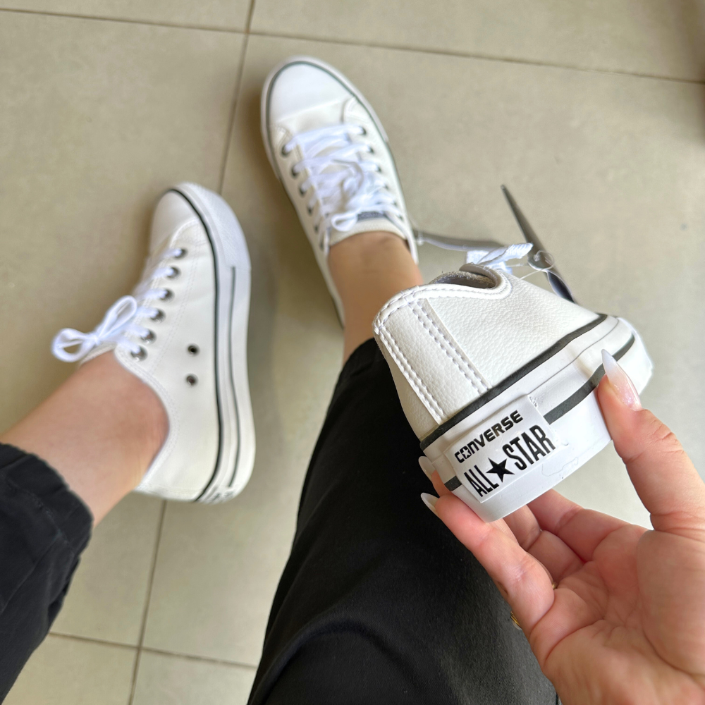 TĂȘnis All Star Branco Plataforma Premium