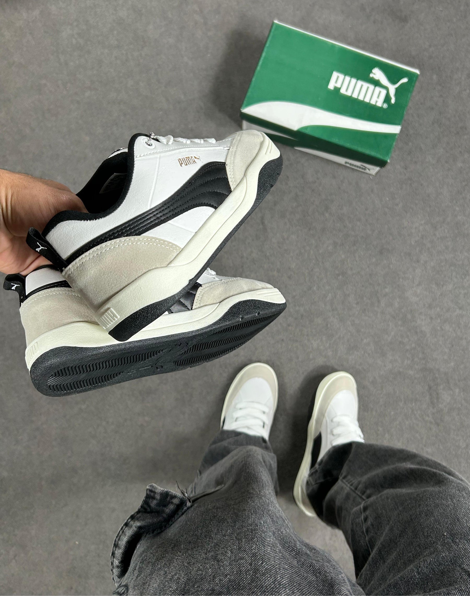 Tênis Puma Fenty Branco e Preto