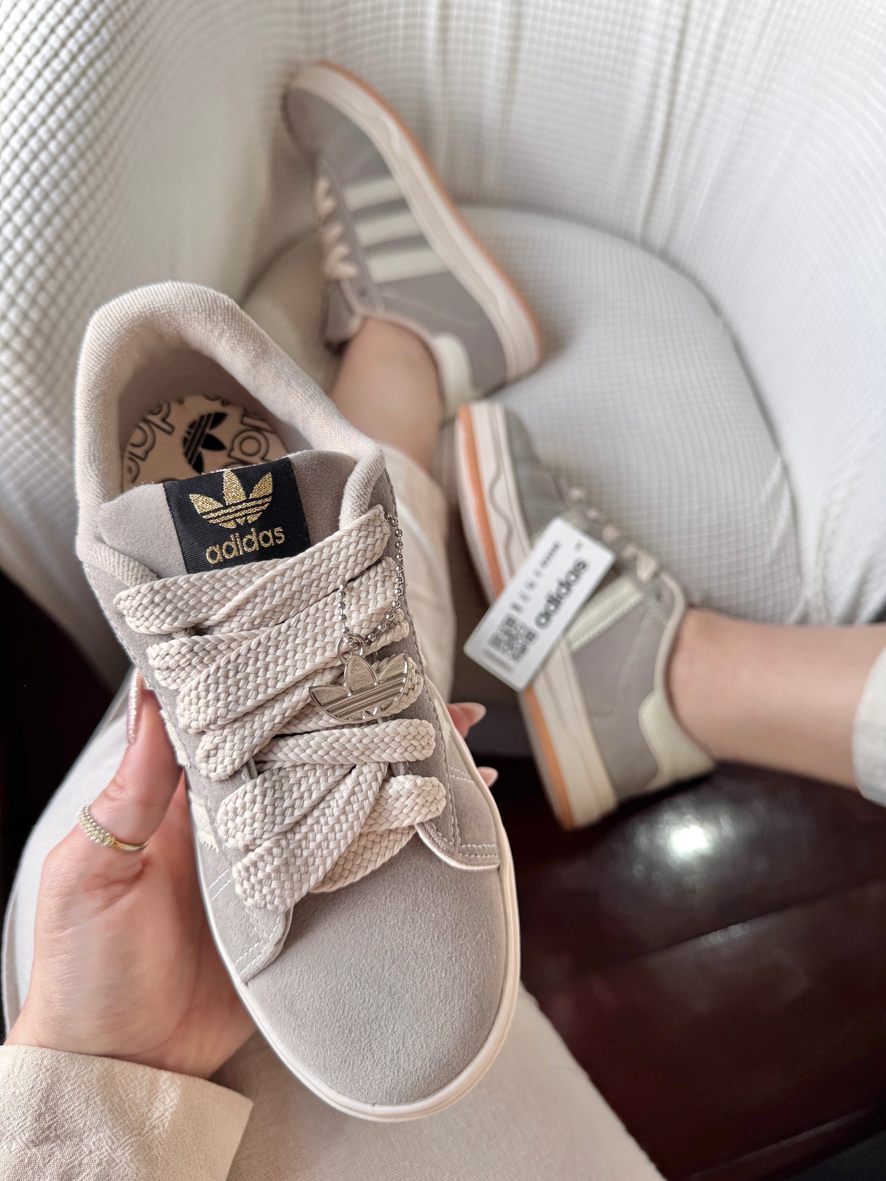 Tênis Adidas Campus Cinza Premium