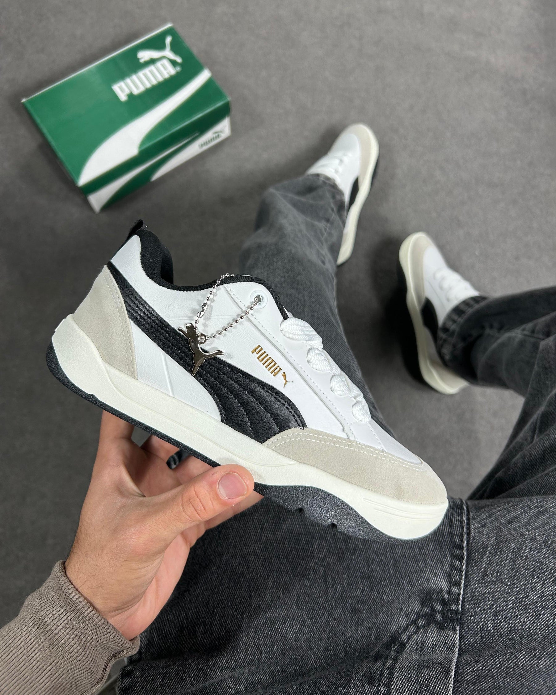 Tênis Puma Fenty Branco e Preto