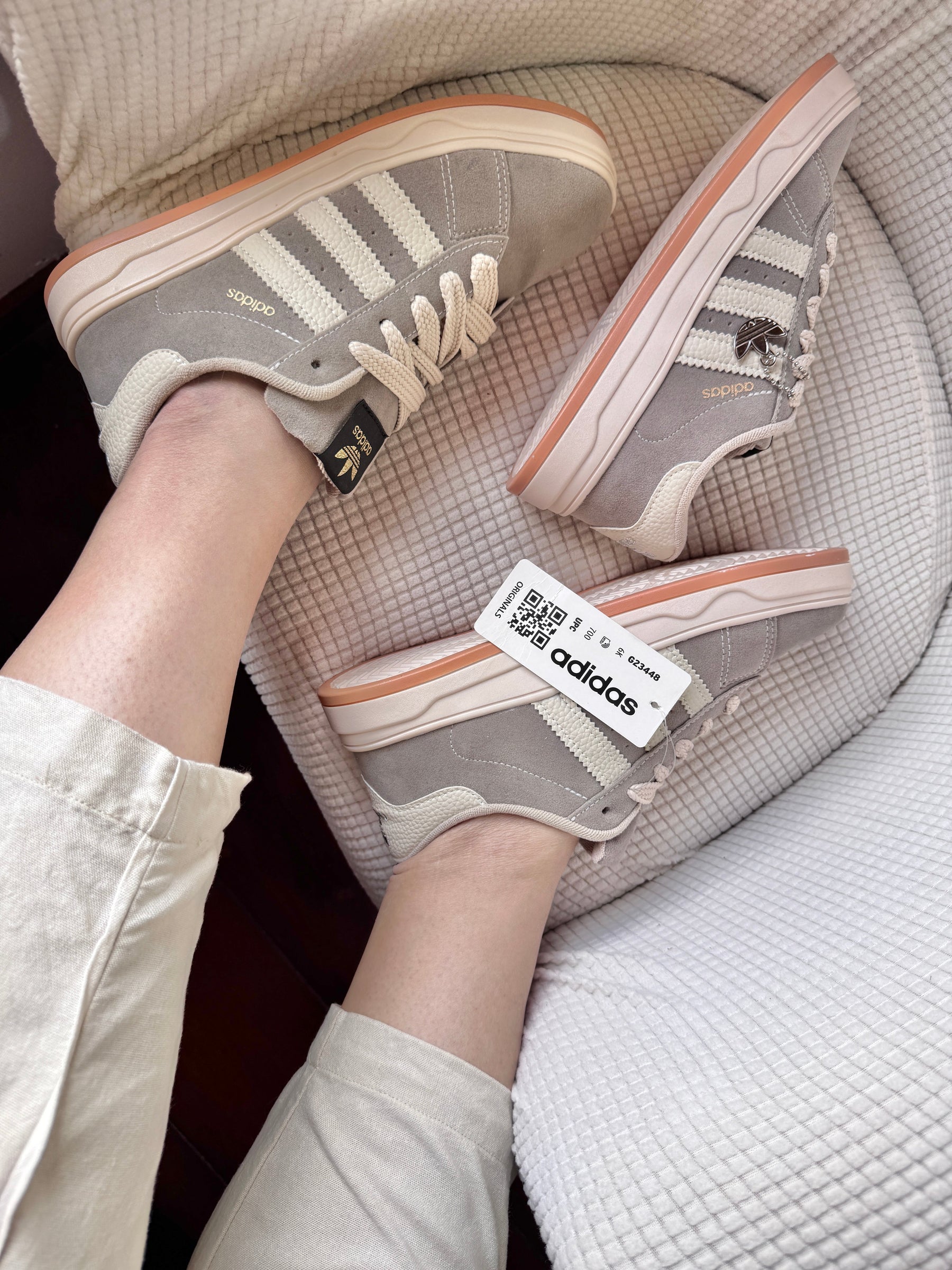 Tênis Adidas Campus Cinza Premium