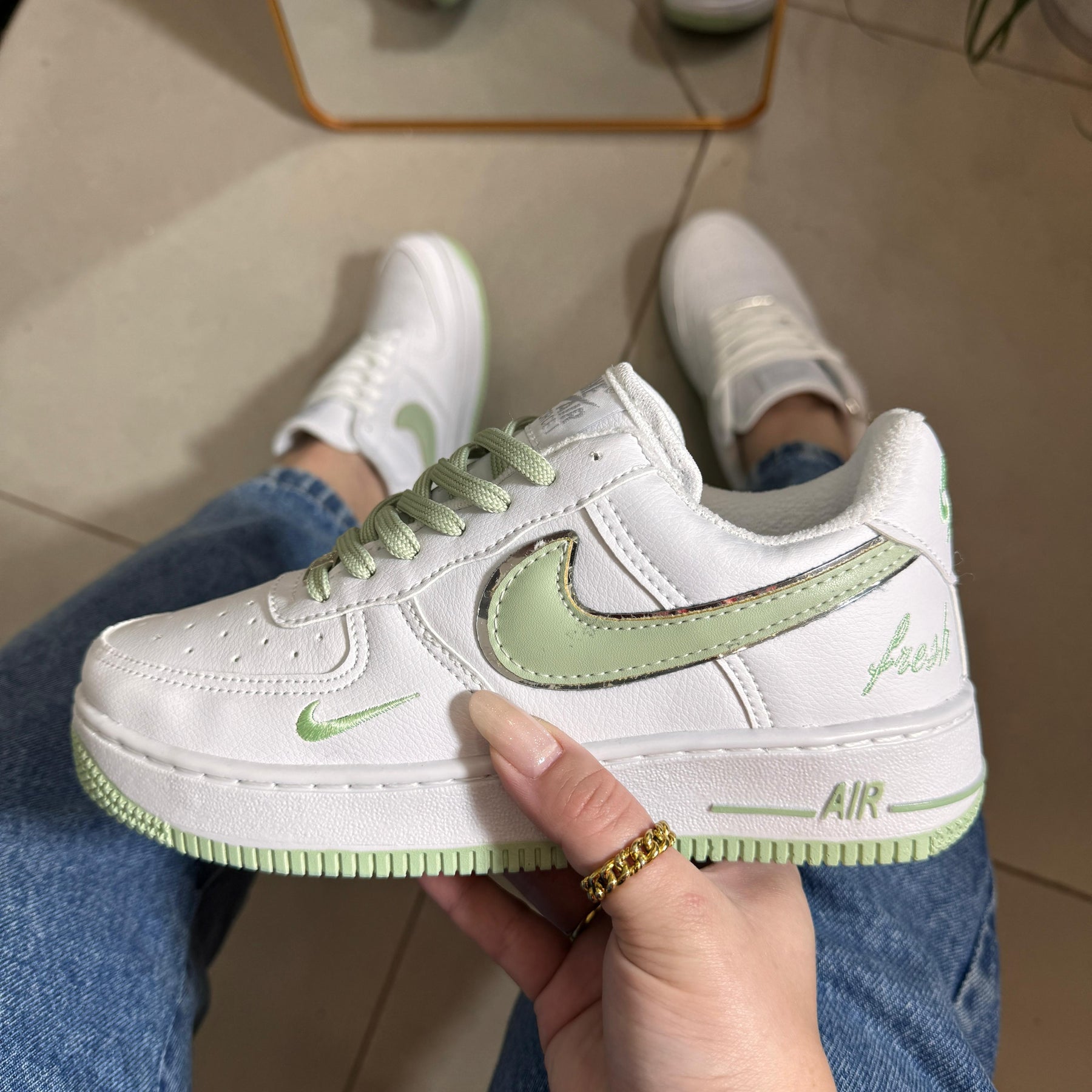 TĂȘnis Nike Air Force Grama Pingente 2.0