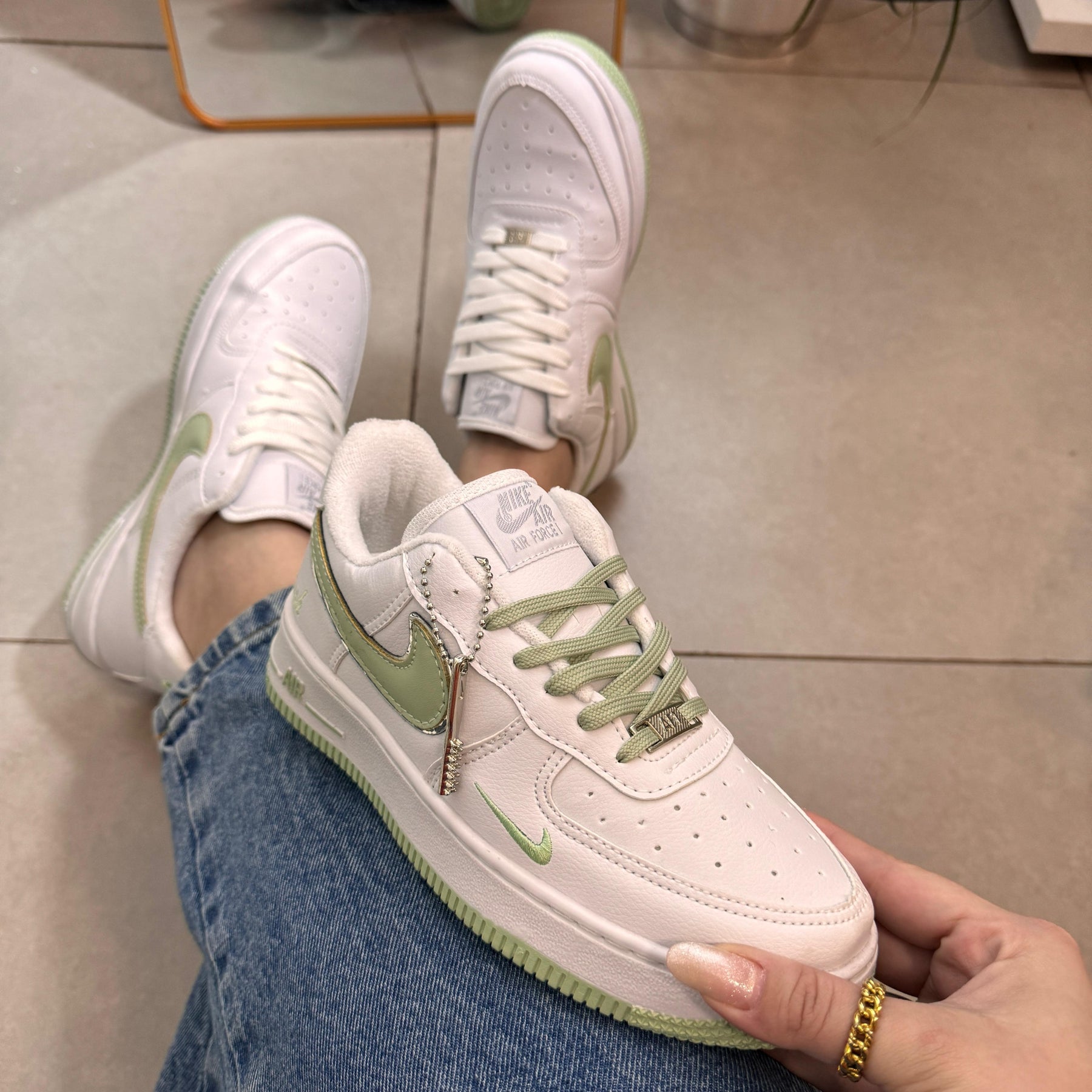 TĂȘnis Nike Air Force Grama Pingente 2.0