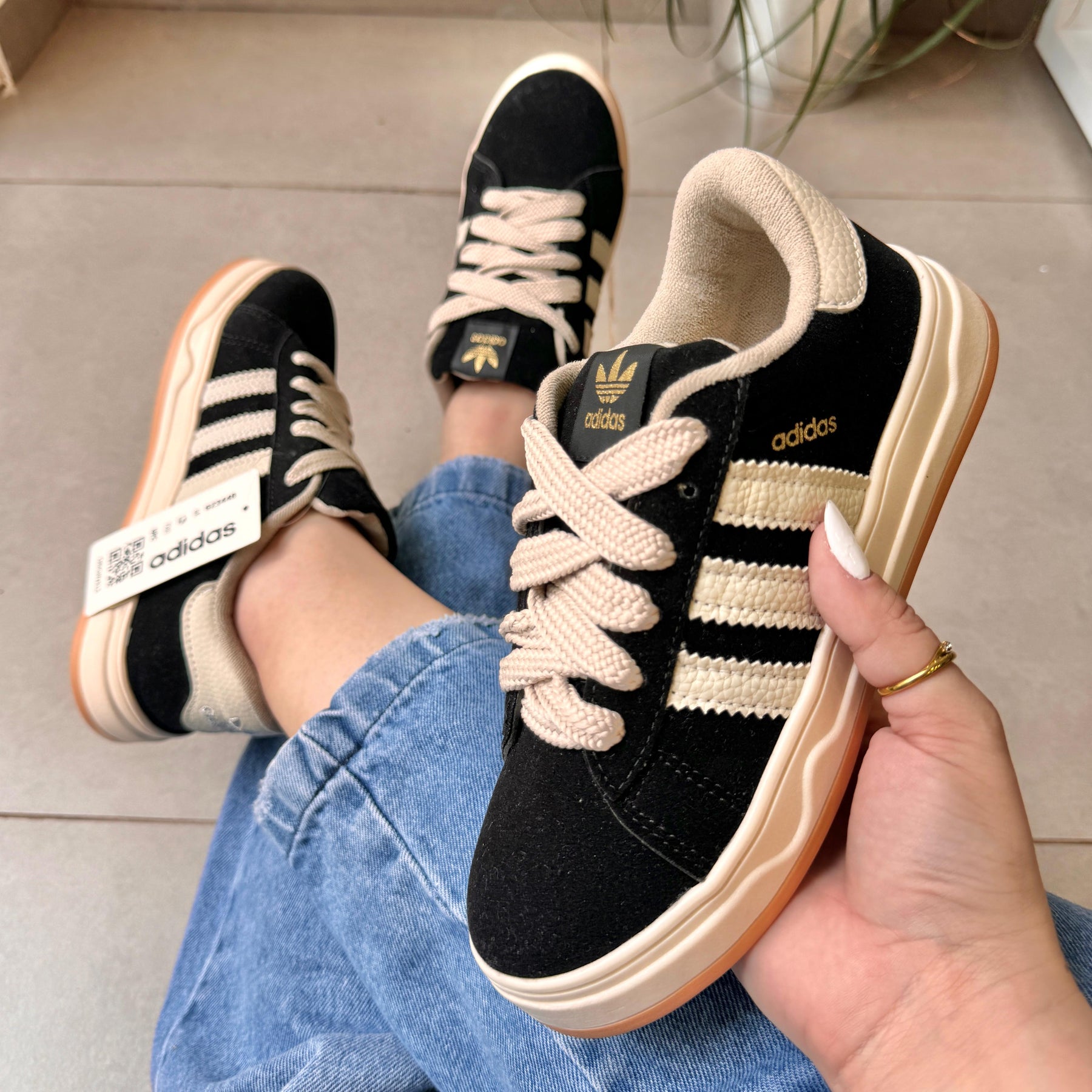 TĂȘnis Adidas Campus Preto Premium