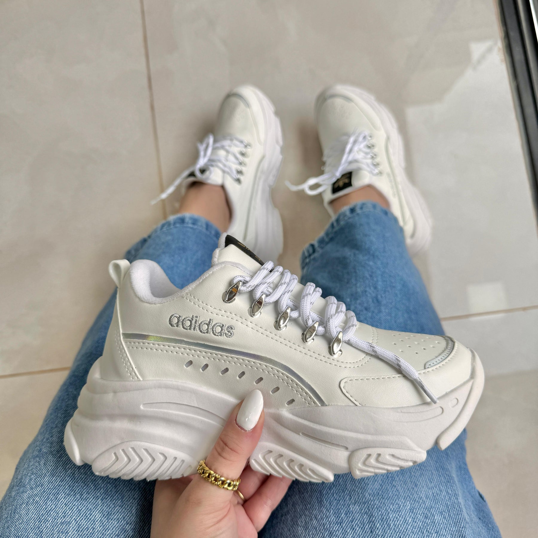 TĂȘnis Adidas London Branco Premium