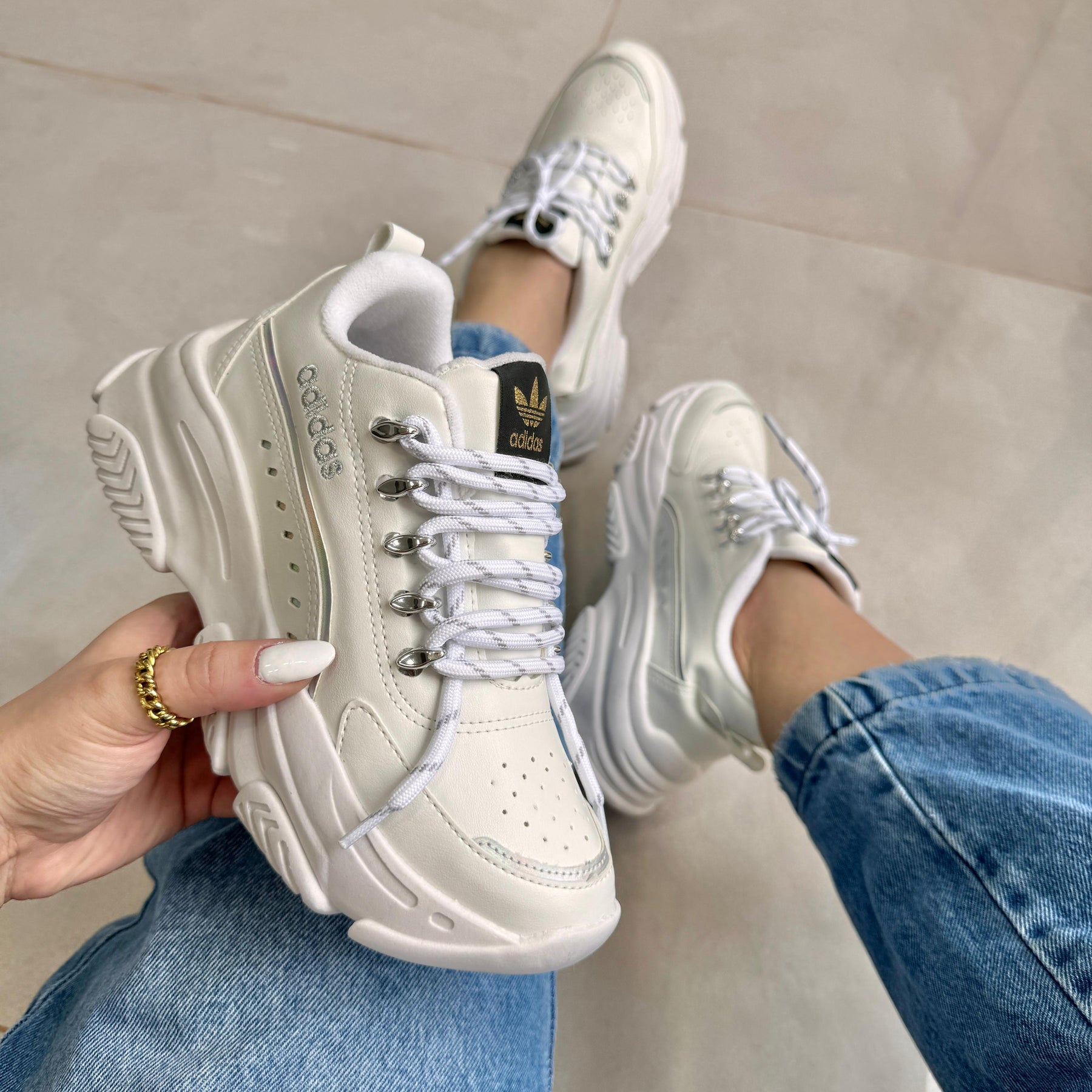 TĂȘnis Adidas London Branco Premium