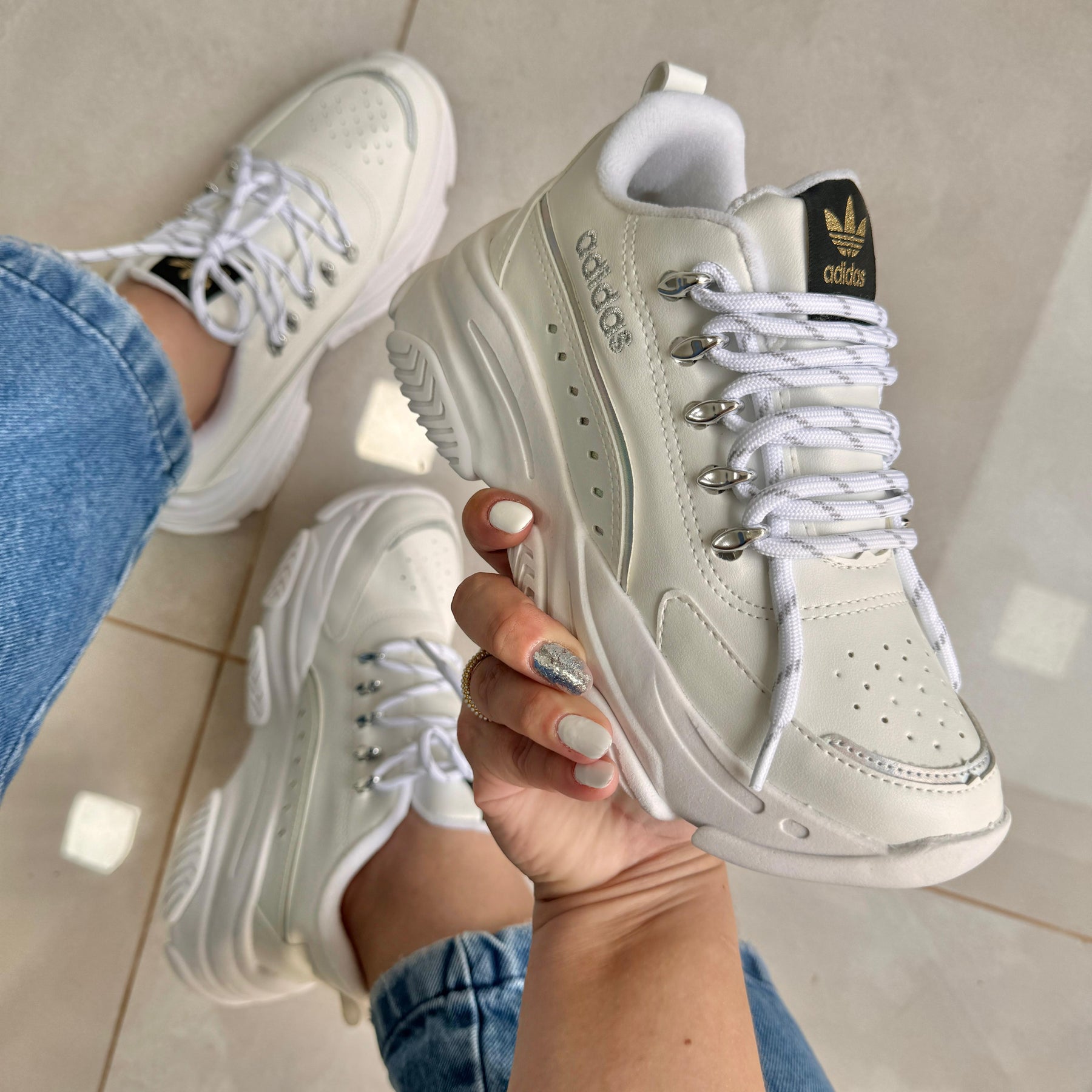 TĂȘnis Adidas London Branco Premium