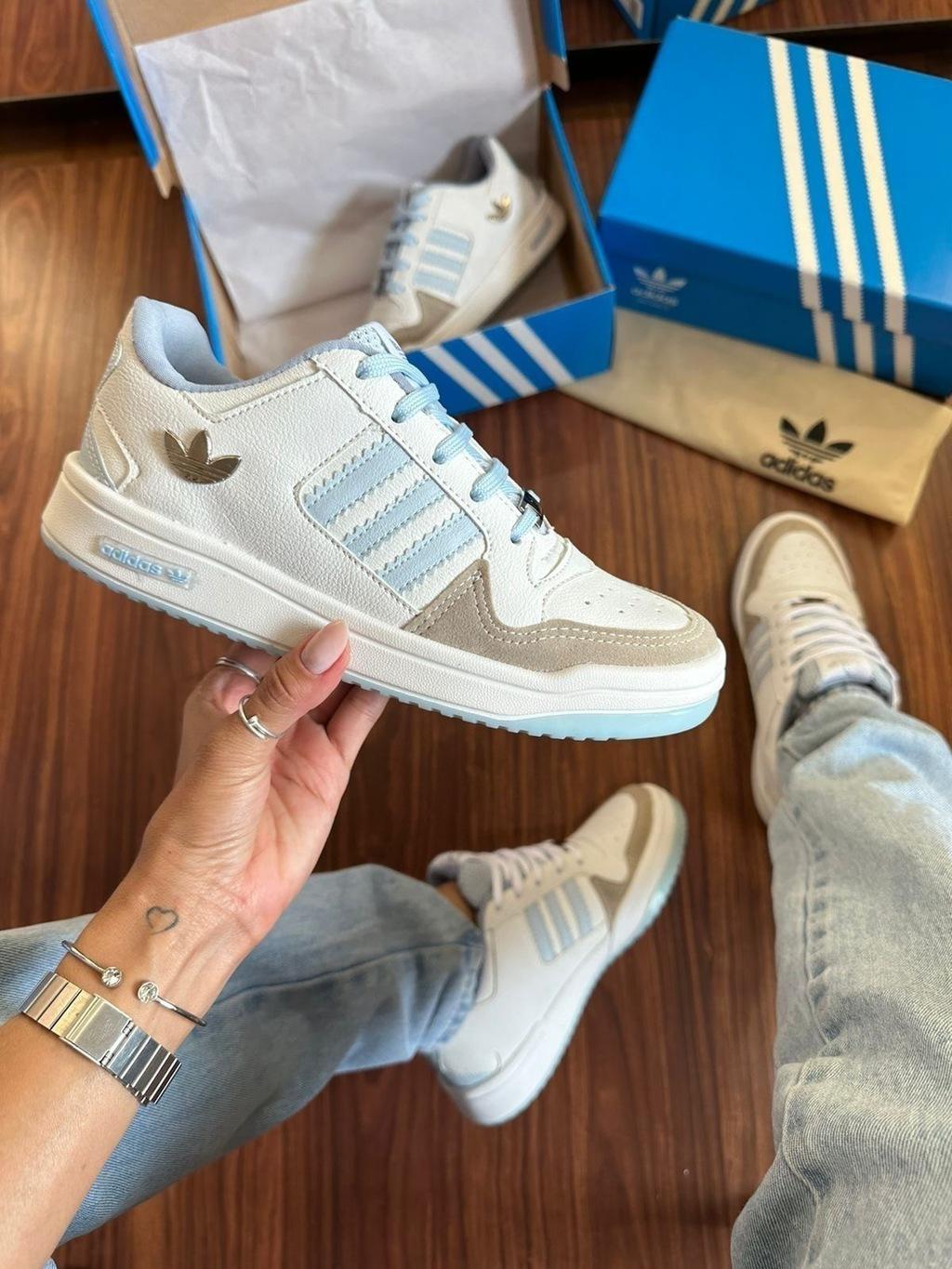 TĂȘnis Adidas Forum Azul Premium