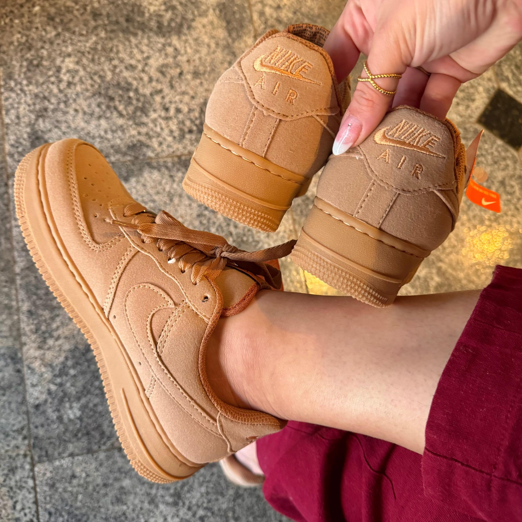 Tênis Nike Air Force 1 Caramelo 2.0