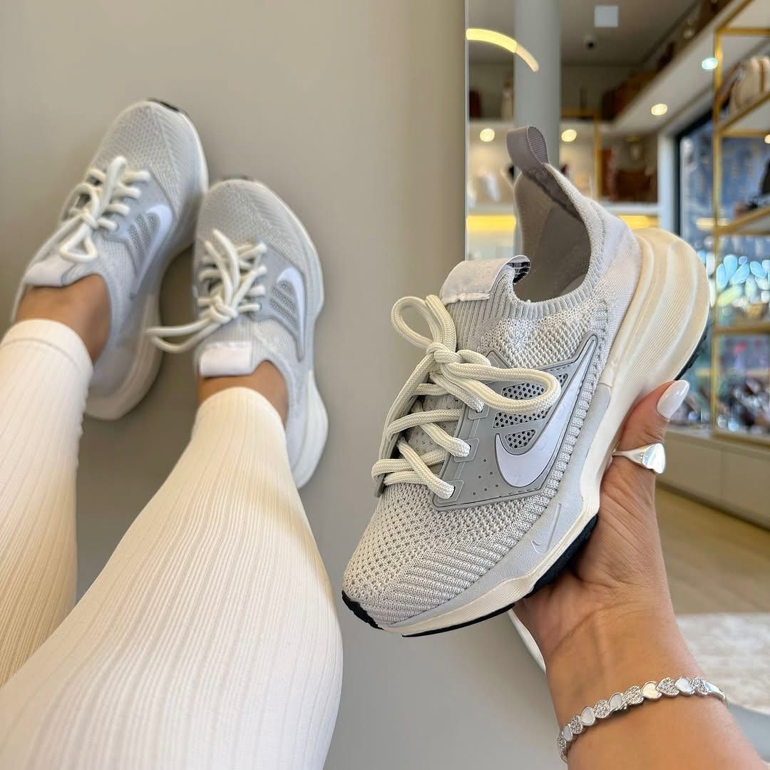 Tênis Nike KNIT B3 Prata Prime