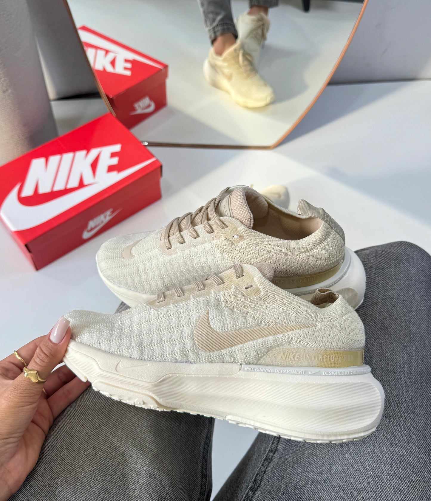 Tênis Nike Zoom X Invicible Run 3 Vanilla Cream