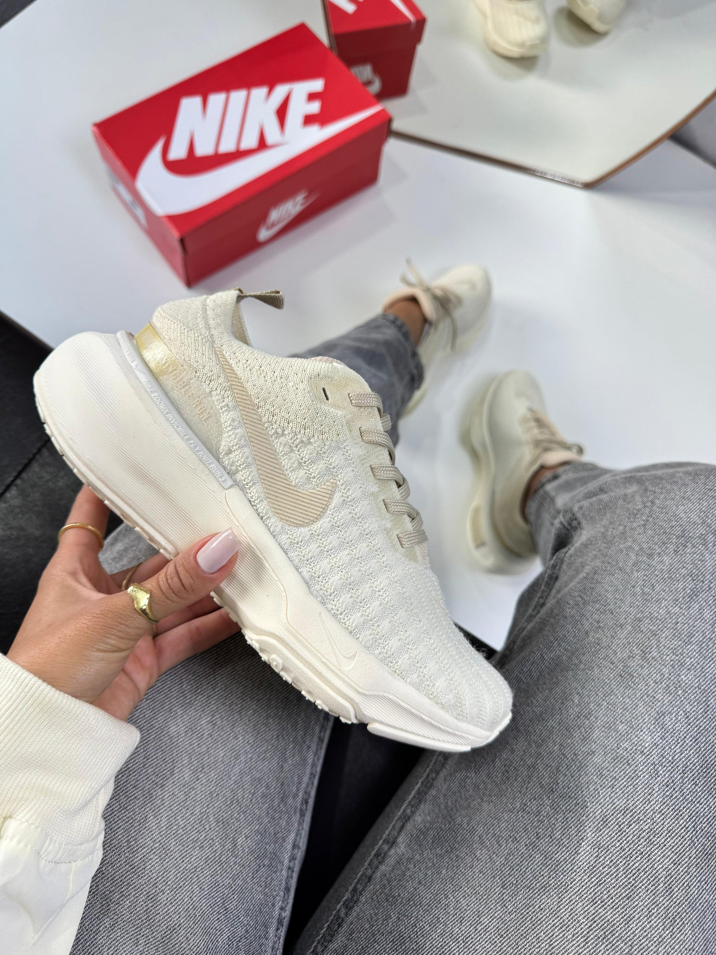 Tênis Nike Zoom X Invicible Run 3 Vanilla Cream
