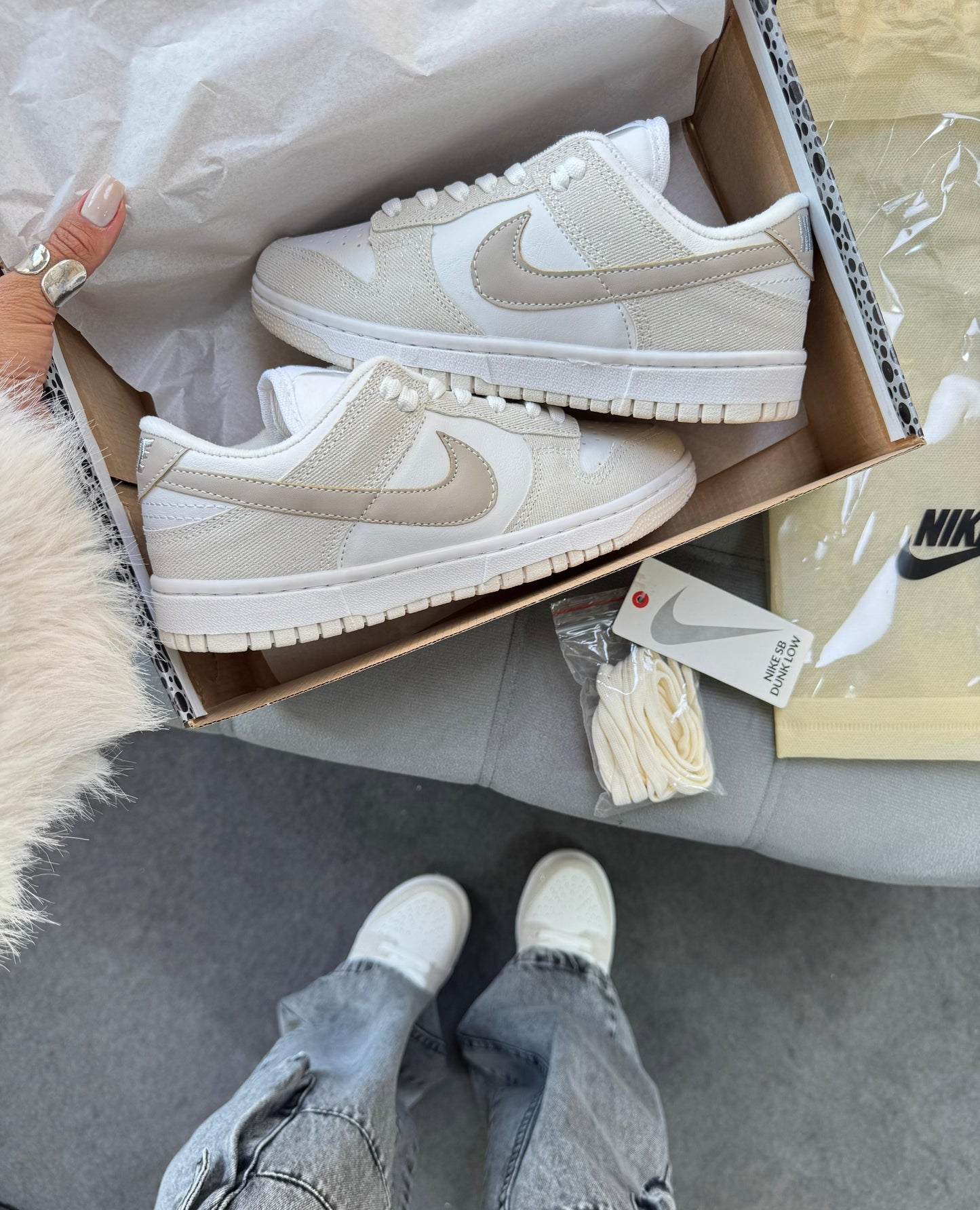 Tênis Nike Dunk White Cloud Premium