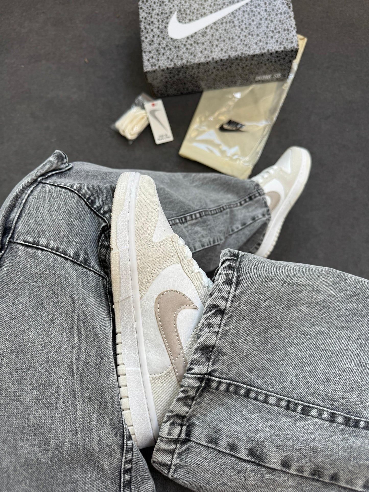 Tênis Nike Dunk White Cloud Premium