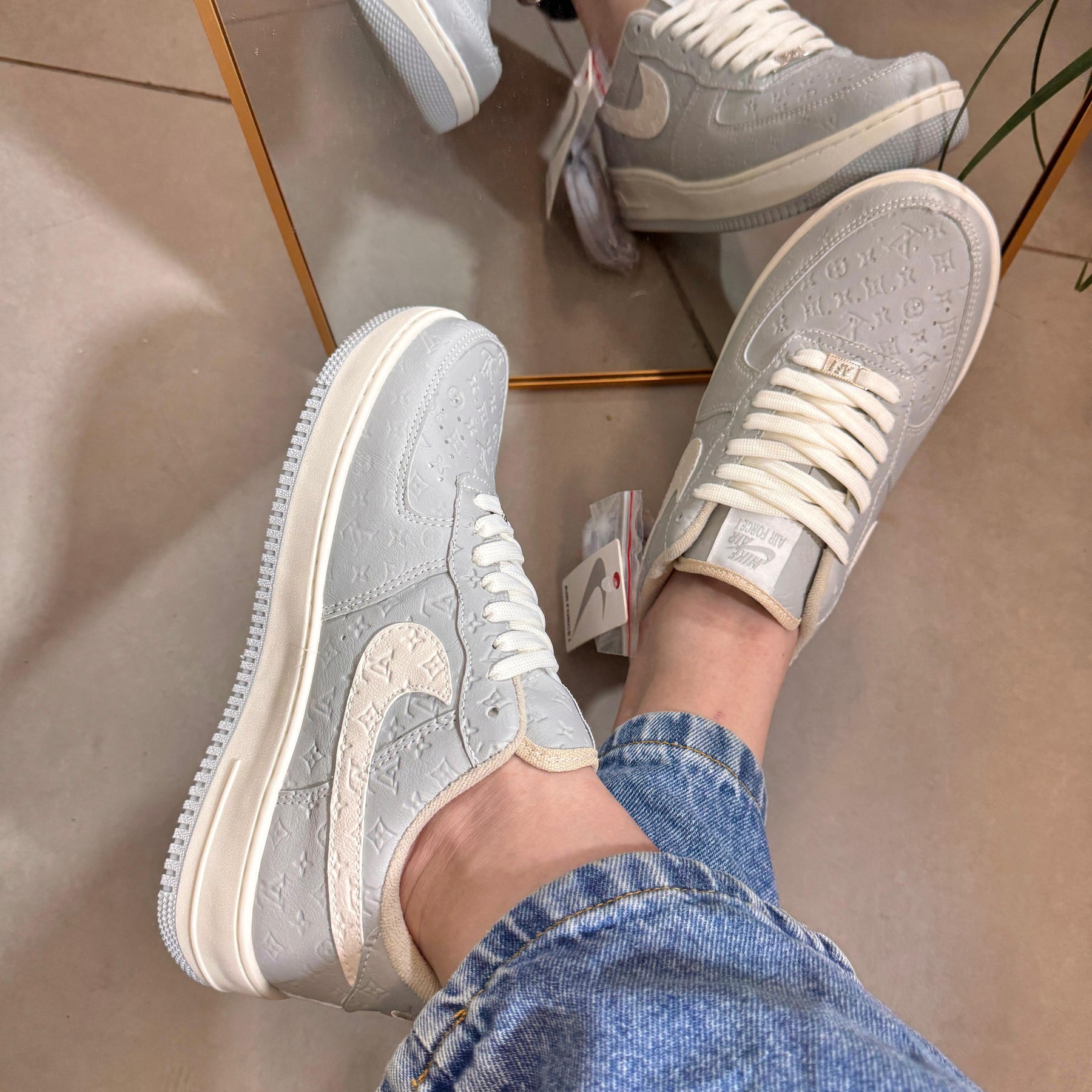 TĂȘnis Nike Air Force Louis Vuitton Azul