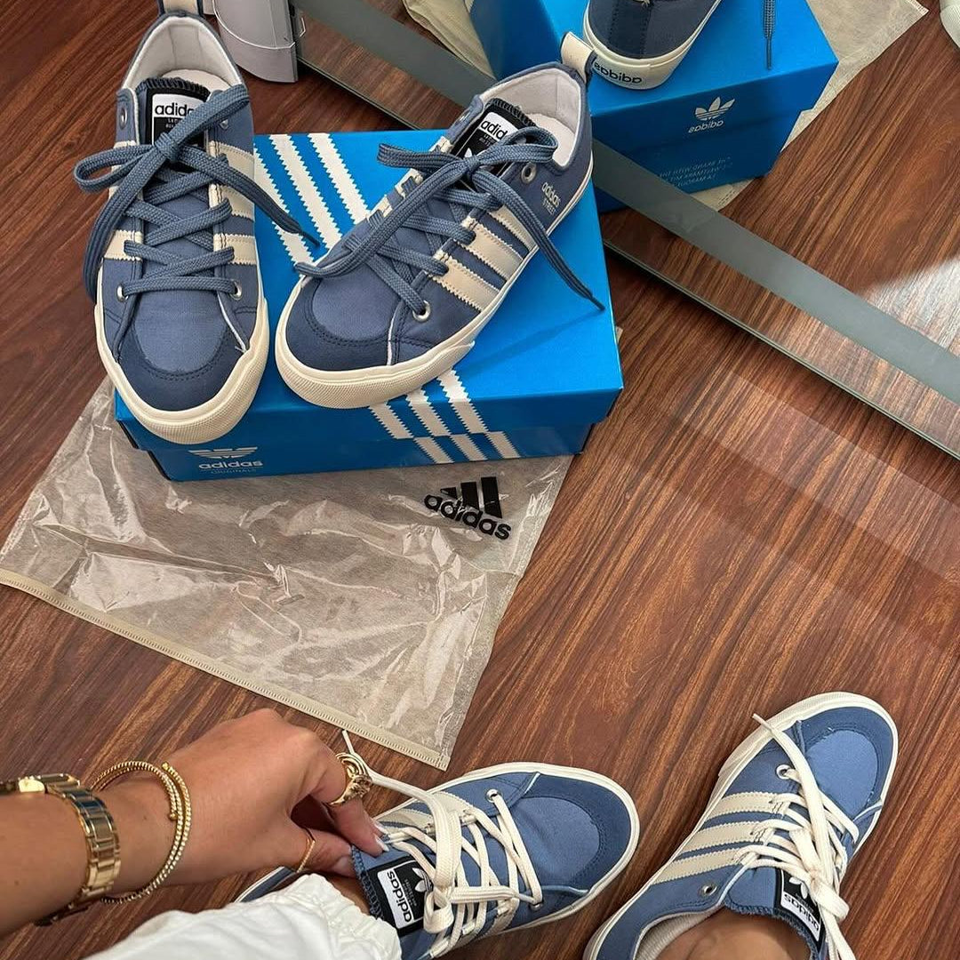 Tênis Adidas Street Azul Premium