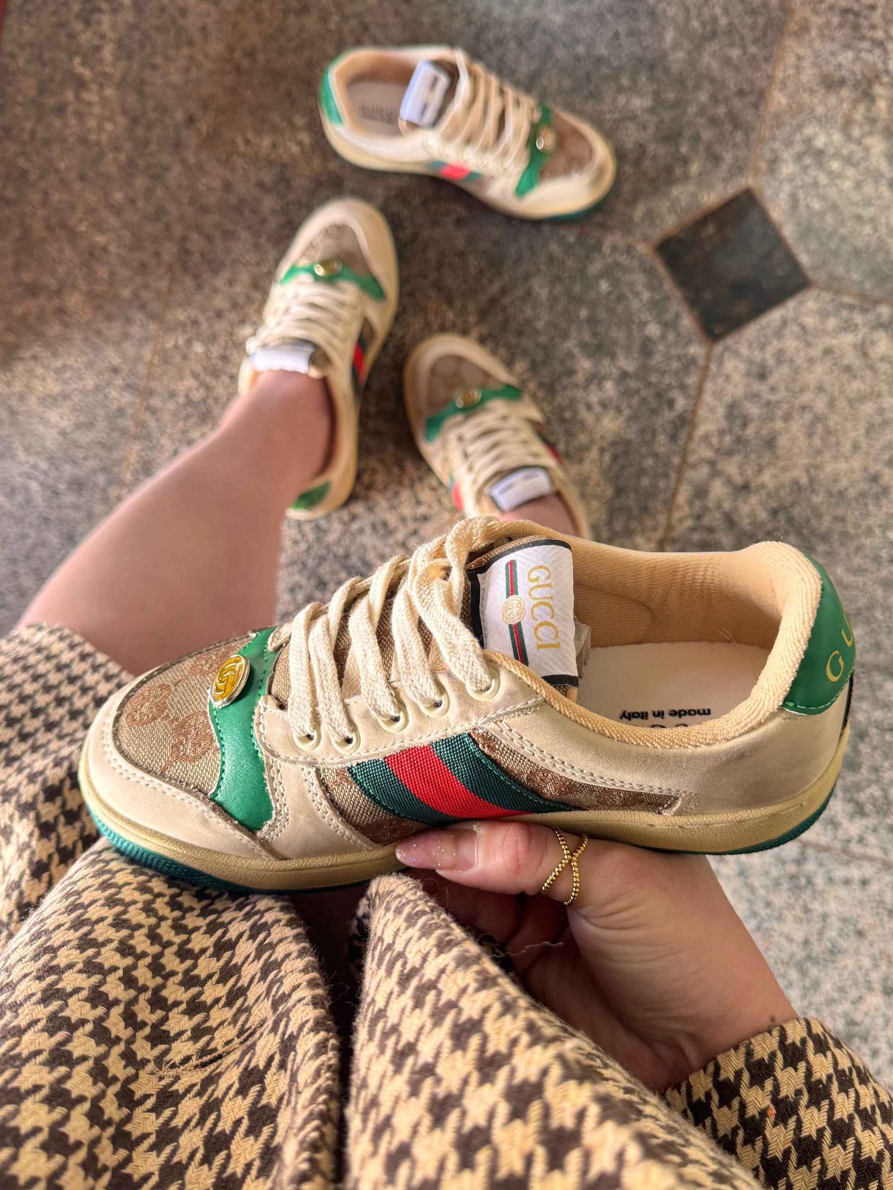Tênis Gucci Screener Feminino Casual
