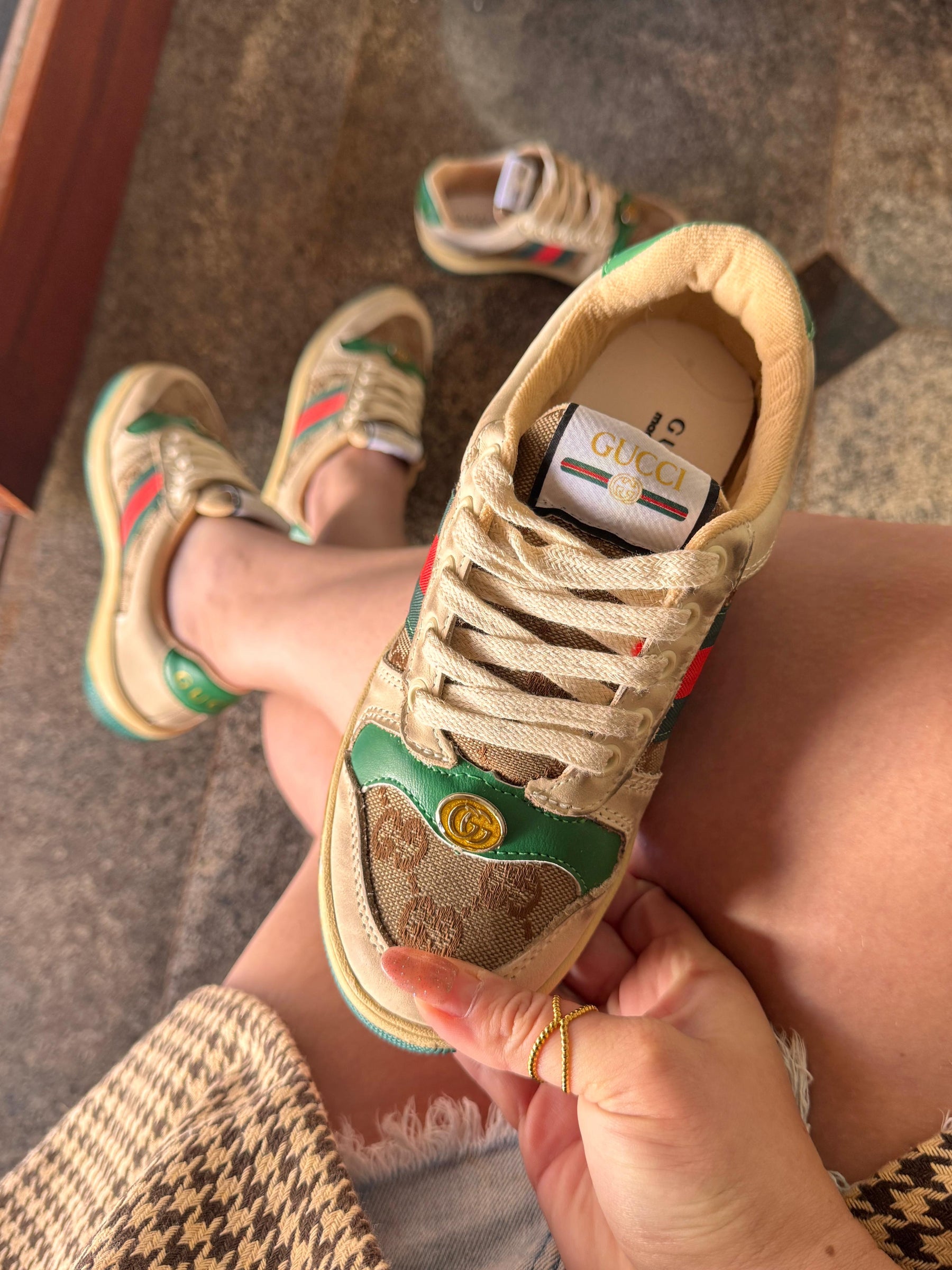 Tênis Gucci Screener Feminino Casual
