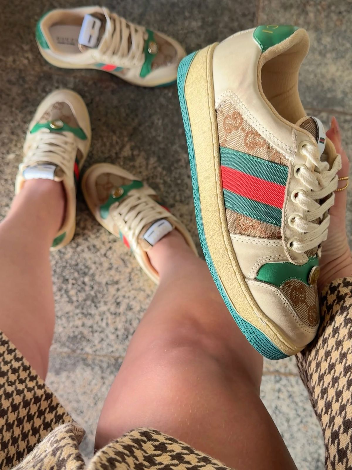 Tênis Gucci Screener Feminino Casual