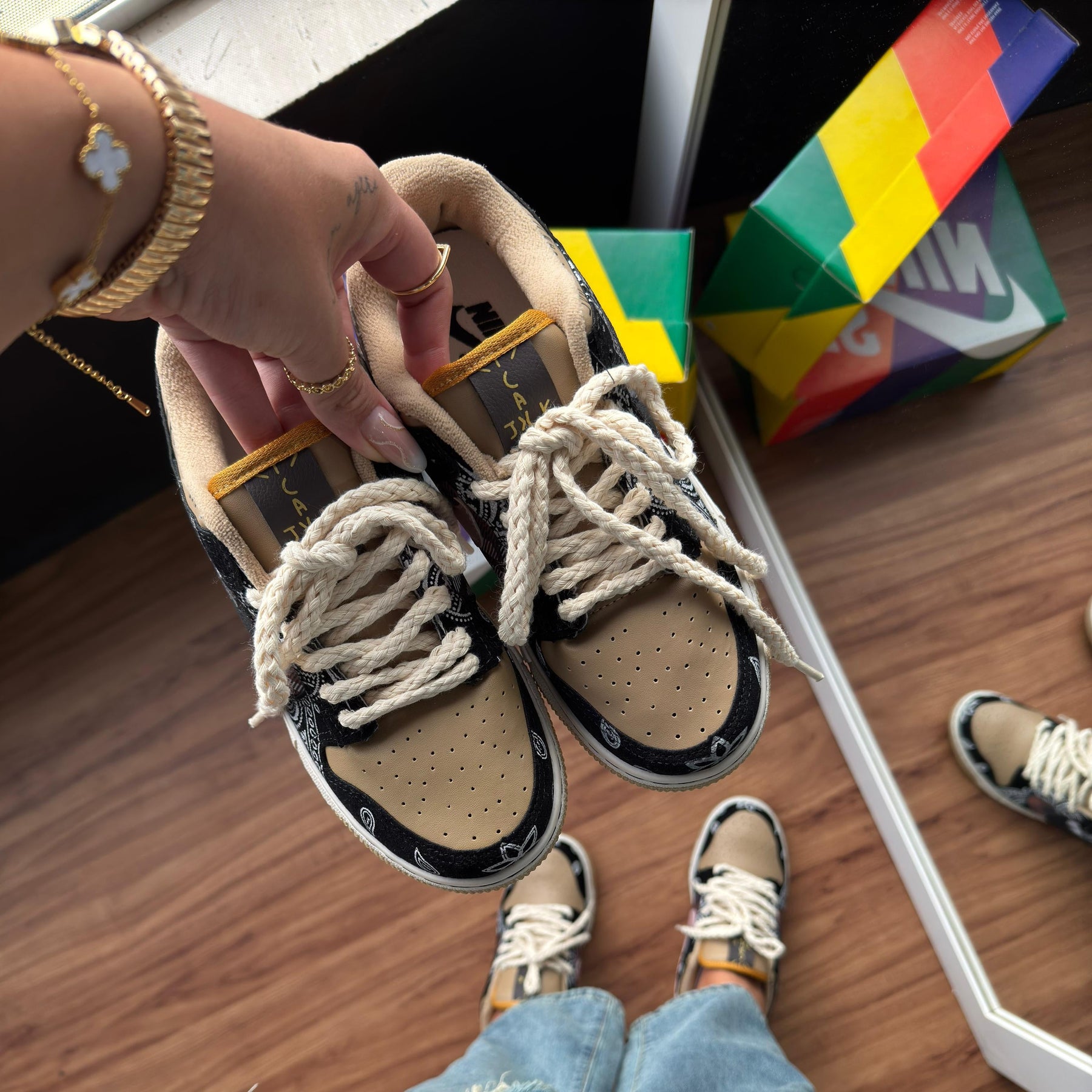 Tênis Nike Dunk Travis Scott Cactus Premium