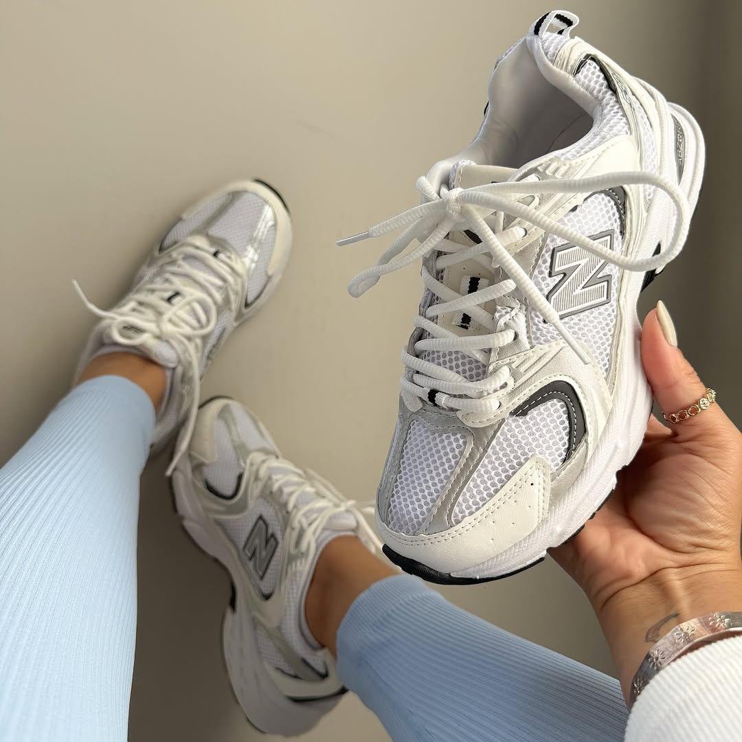 Tênis New Balance 530 Branco e Cinza Prime