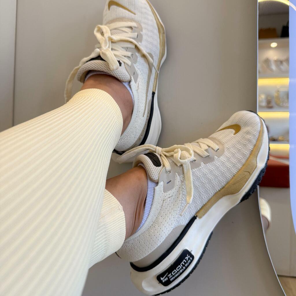 Tênis Nike Zoom X Invincible 3 Off White Ouro Premium