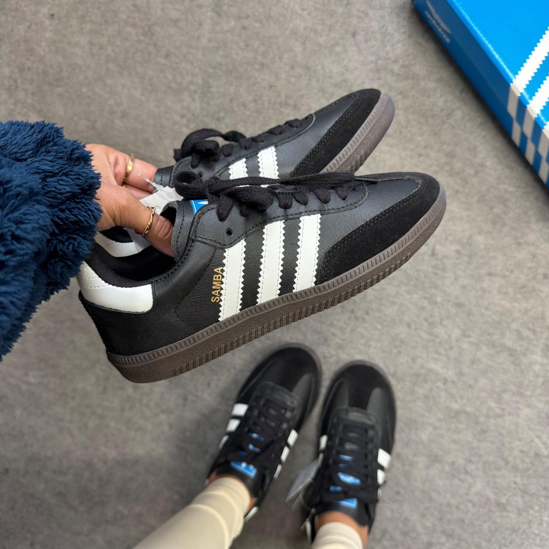 Tênis Adidas Samba OG Preto em Couro Legítimo
