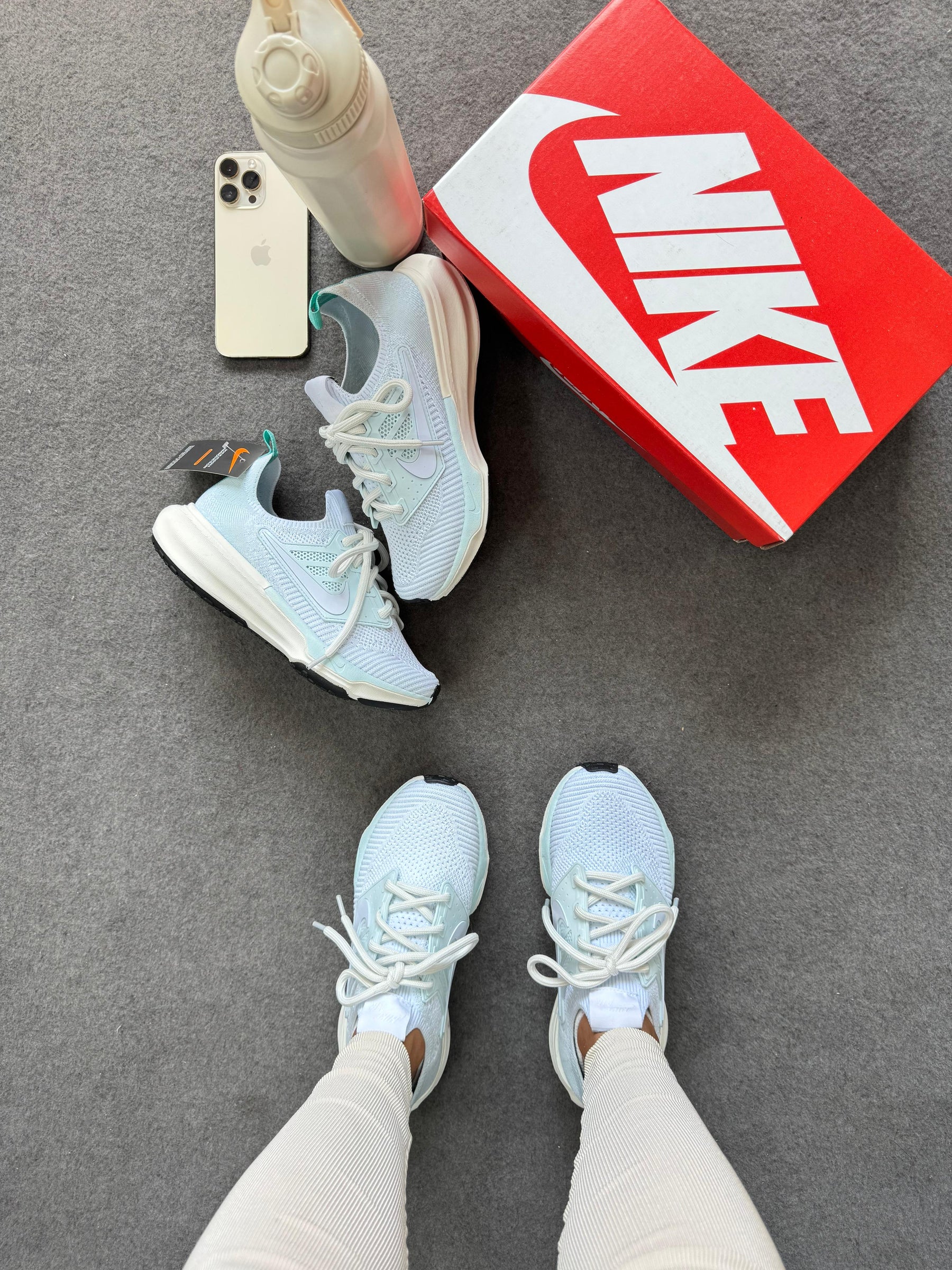 Tênis Nike Knit B3 Verde água
