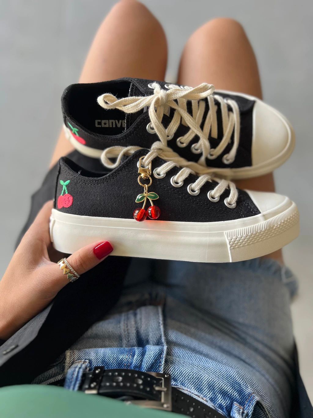 Tênis Chuck Taylor Lift Cherry On Converse