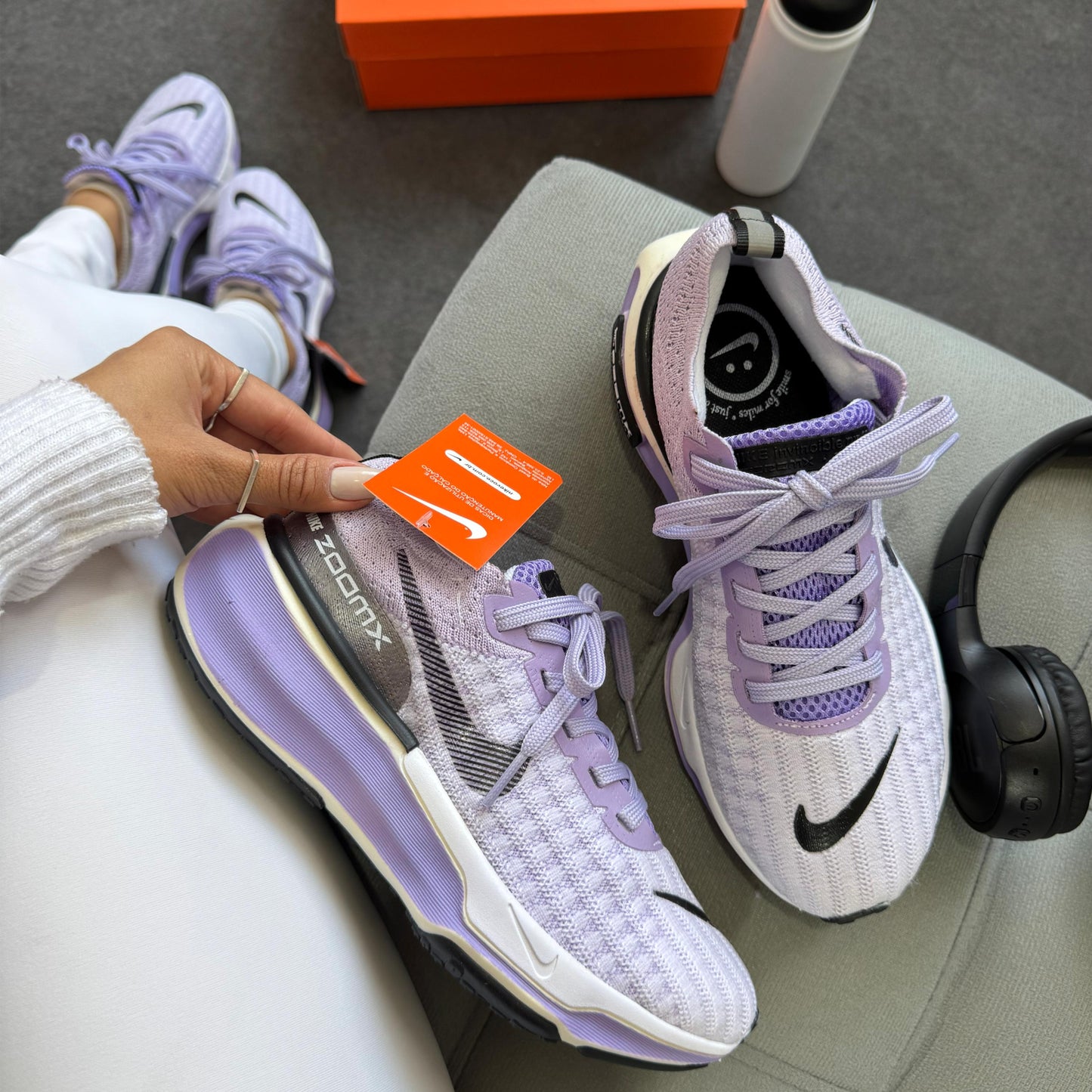 Tênis Nike Zoom X Invincible Run 3 Lilás Premium