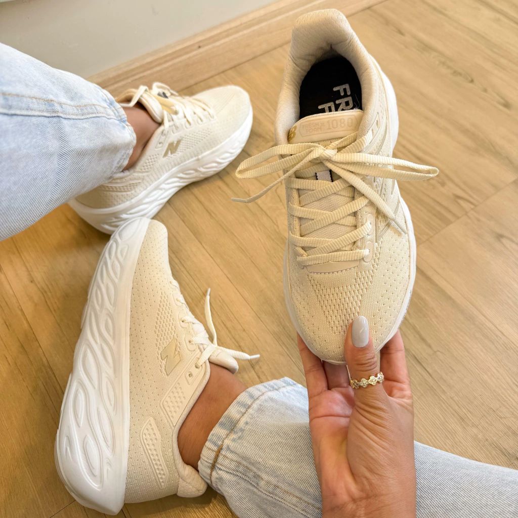 Tênis New Balance Fresh Faam 1080 Off Ouro Prime