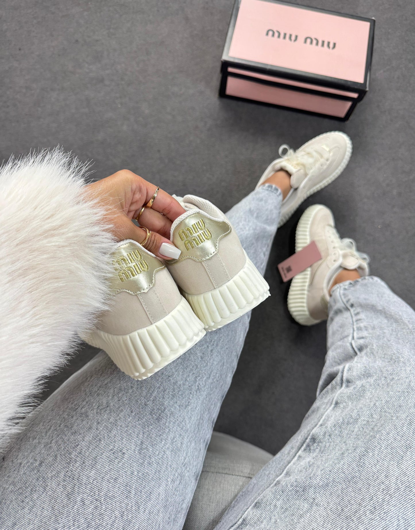 Tênis Quenz Miu Miu Vanilla Premium