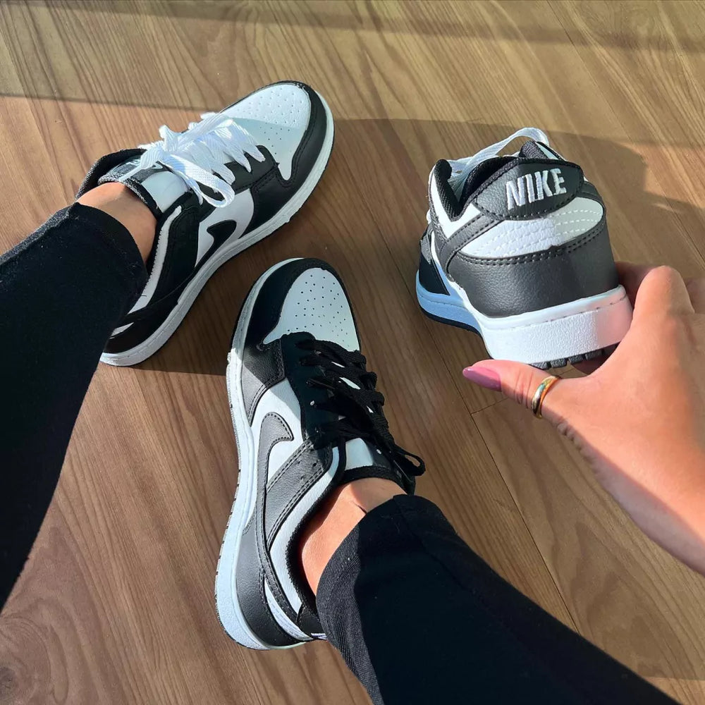 Tênis Nike Dunk Preto e Branco Feminino e Masculino Premium
