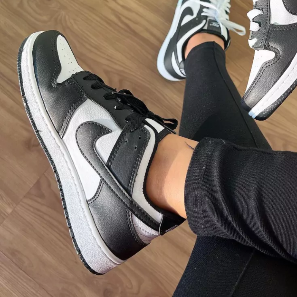 Tênis Nike Dunk Preto e Branco Feminino e Masculino Premium
