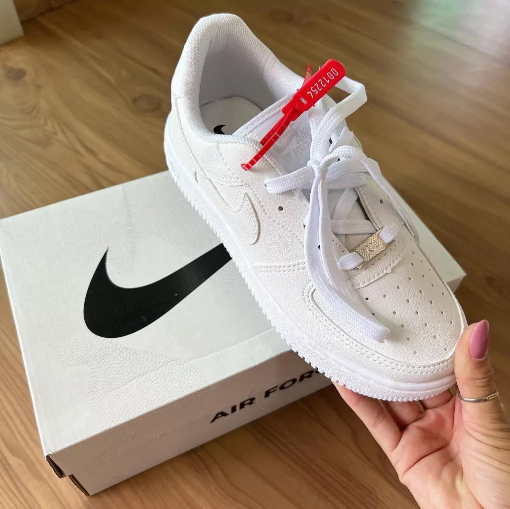 Tênis Nike Air Force Branco Clássico Feminino Premium