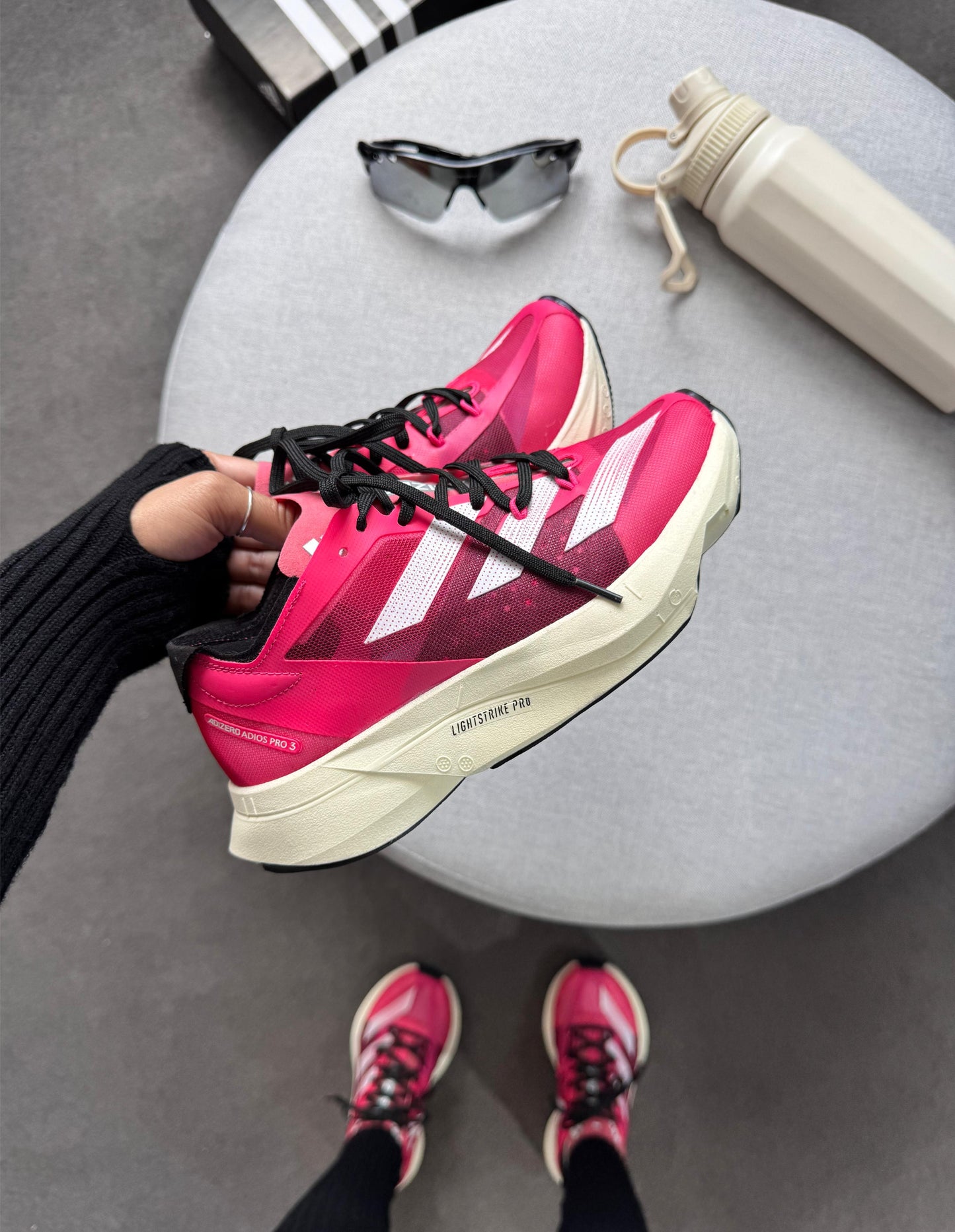 Tênis Adidas Adizero Adios Pro 3 Pink Prime