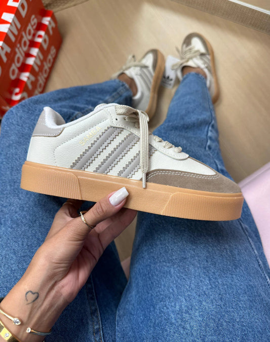 Tênis Adidas Samba Off Cinza Premium