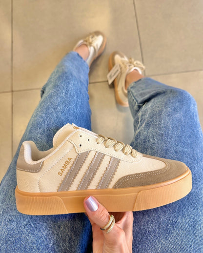 Tênis Adidas Samba Off Cinza Premium