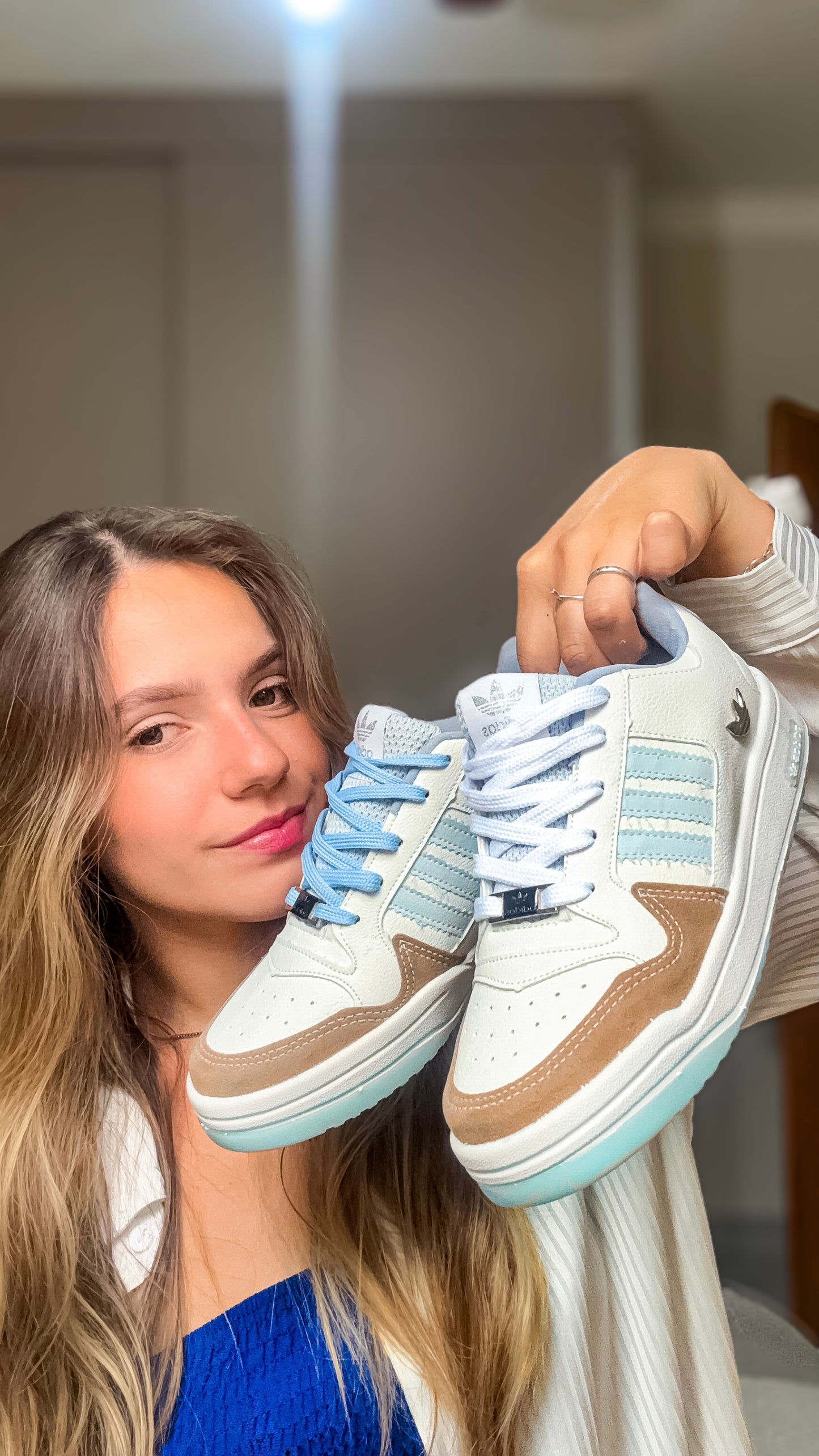 Tênis Adidas Forum Azul Premium